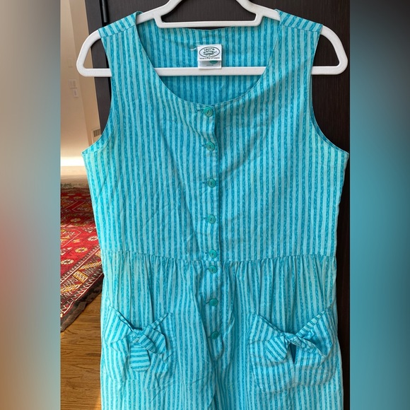 Vintage Laura Ashley Romper Jumper Jumpsuit - Picture 9 of 12